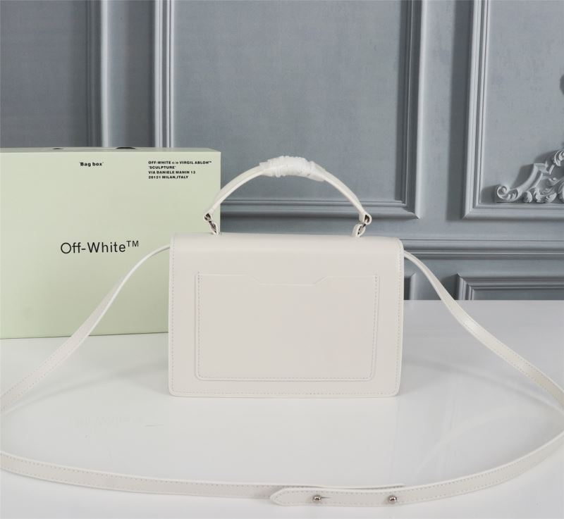 Off White Top Handle Bags